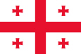 Georgien Nationsflagga