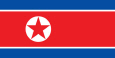 Corea do Norte bandeira nacional