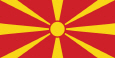 F.d. jugoslaviska republiken Makedonien Nationsflagga