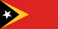 Източен Тимор Държавно знаме
