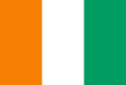 Ilẹ̀ Olómìnira ti Côte d'Ivoire National flag