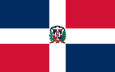 Dominikanska Republika Državna zastava